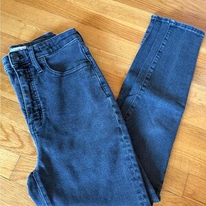 Madewell Charcoal Denim Jeans
